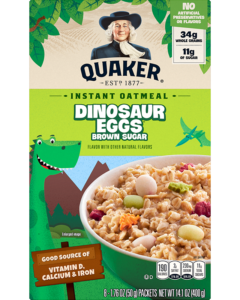 90s Breakfast Foods Quaker Dinosaur Eggs Oatmeal