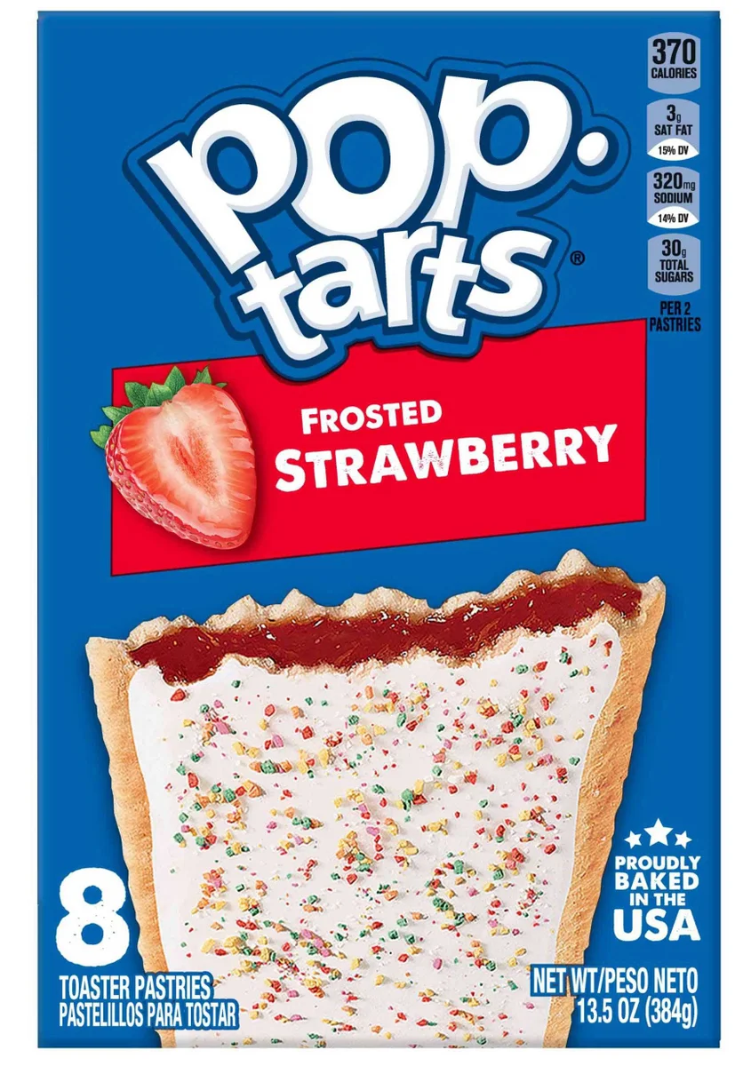 90s Breakfast Foods Strawberry Pop-Tarts