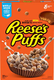 90s breakfast foods Reeses Puffs